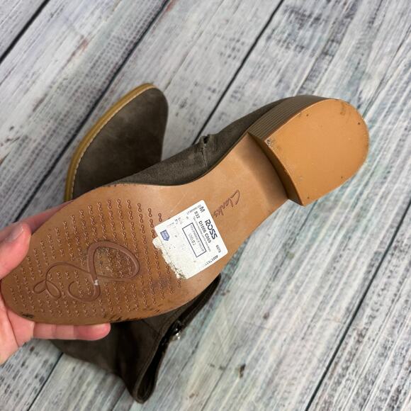 Clarks Somerset Breccan Myth Ankle Boots Booties Women's 8.5 - Picture 4 of 4